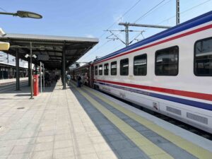 Sleeper train to Istanbul Arrival in Halkalı