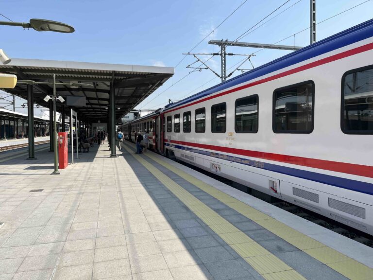 Sleeper train to Istanbul Arrival in Halkalı