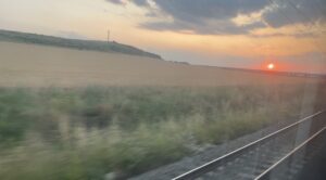 Varna to Istanbul | Sunset over Bulgaria