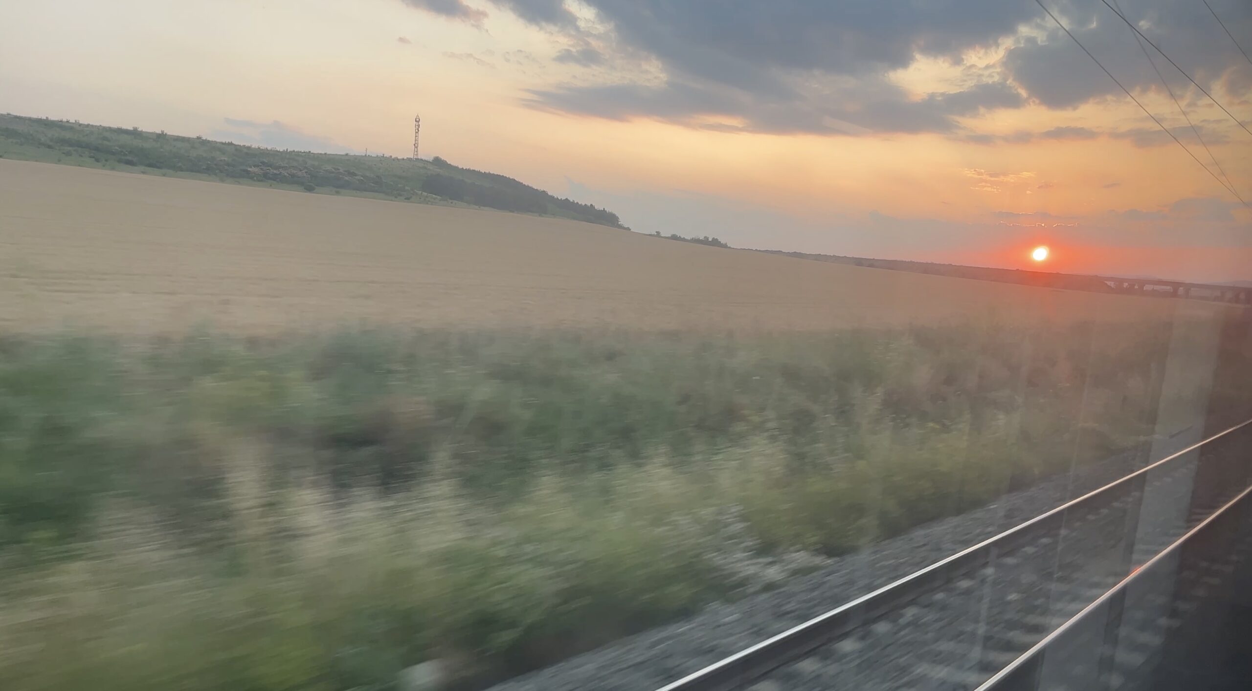 Varna to Istanbul | Sunset over Bulgaria