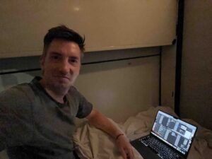 Varna to Istanbul by train | Waiting for the border crossing at night