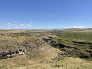 Ani Gorge between Turkey and Armenia