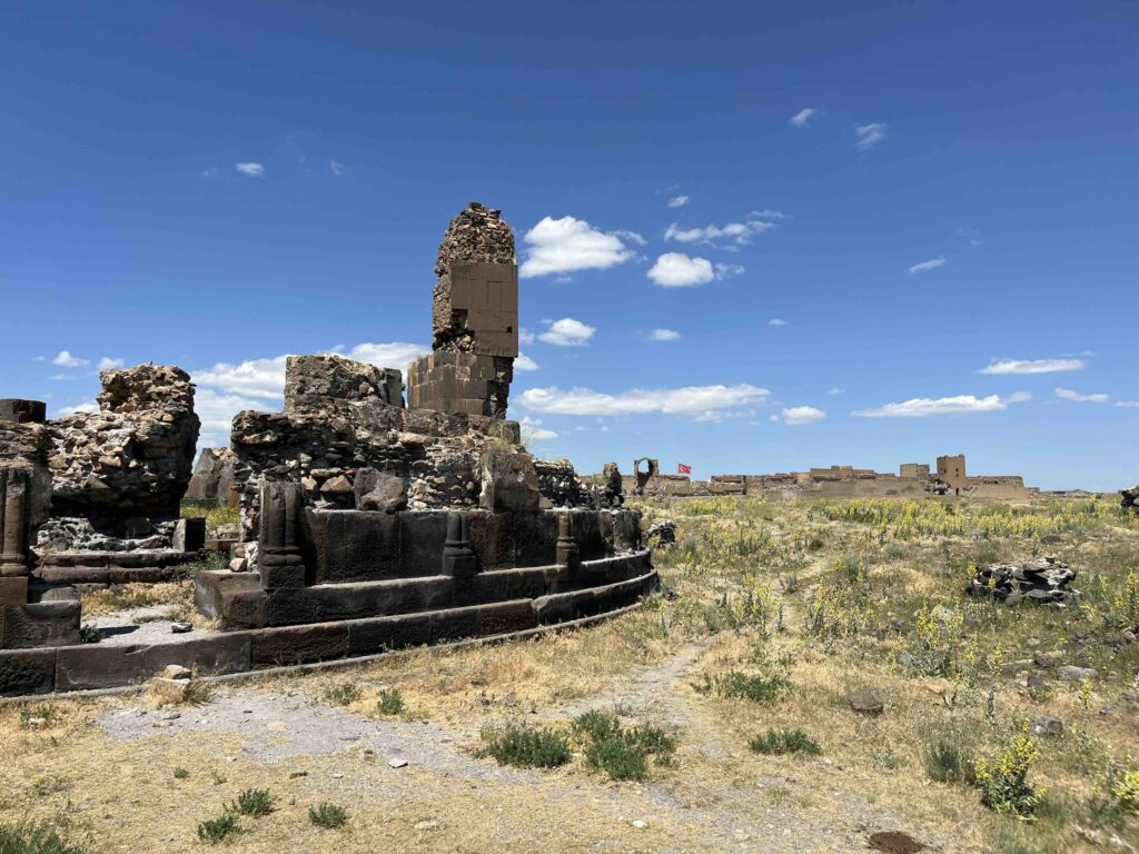 Ani ruins King Gagik's Church and City Wall