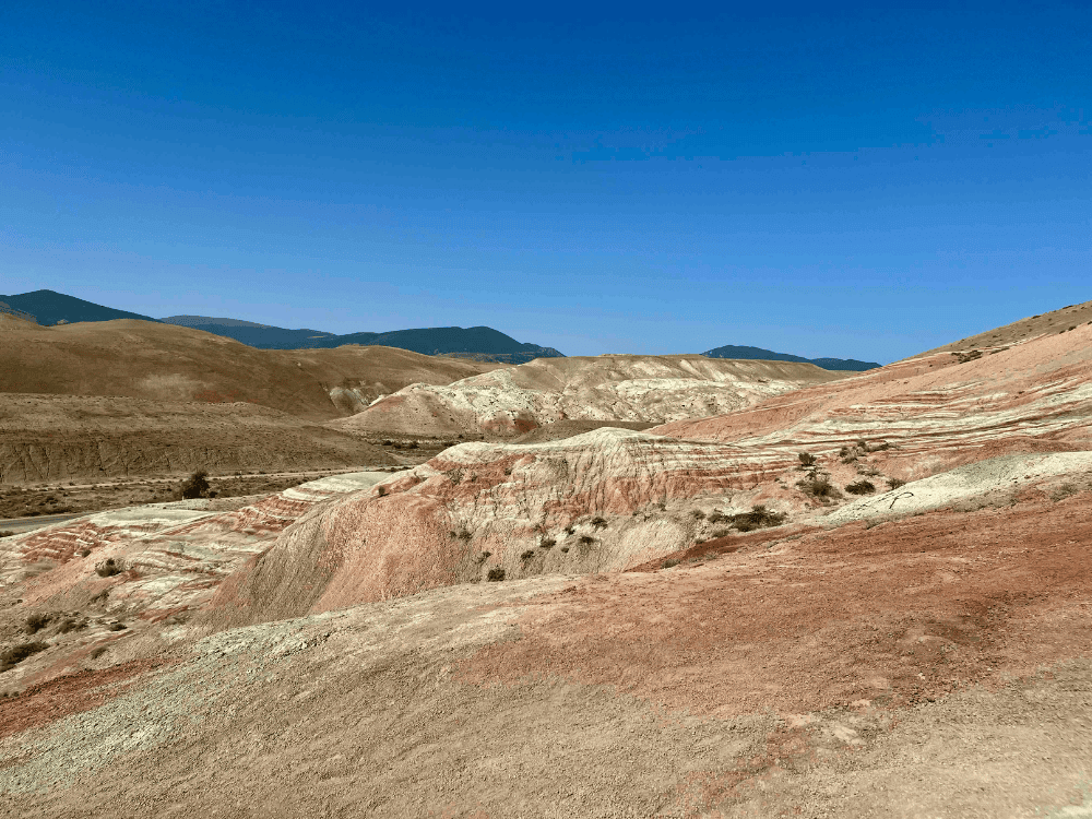 Candy Cane Mountains Azerbaijan