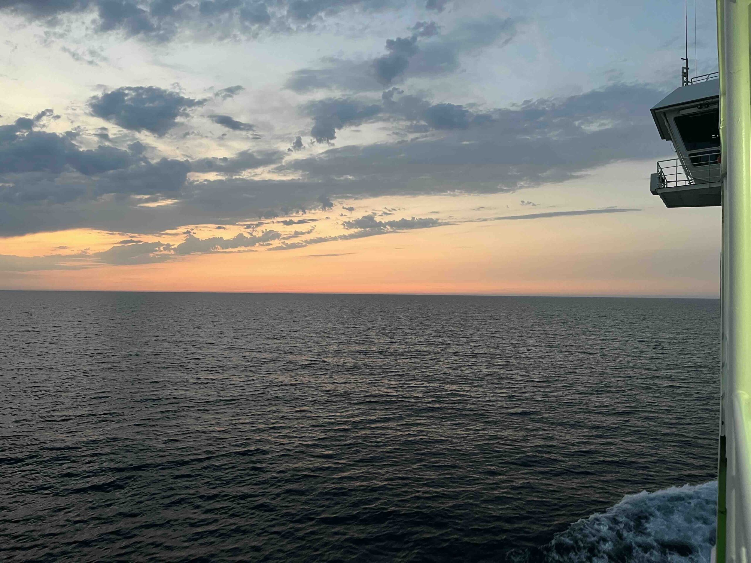 Sunset over the Caspian Sea