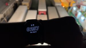 Upon boarding looking at my watch that shows 2:57 am